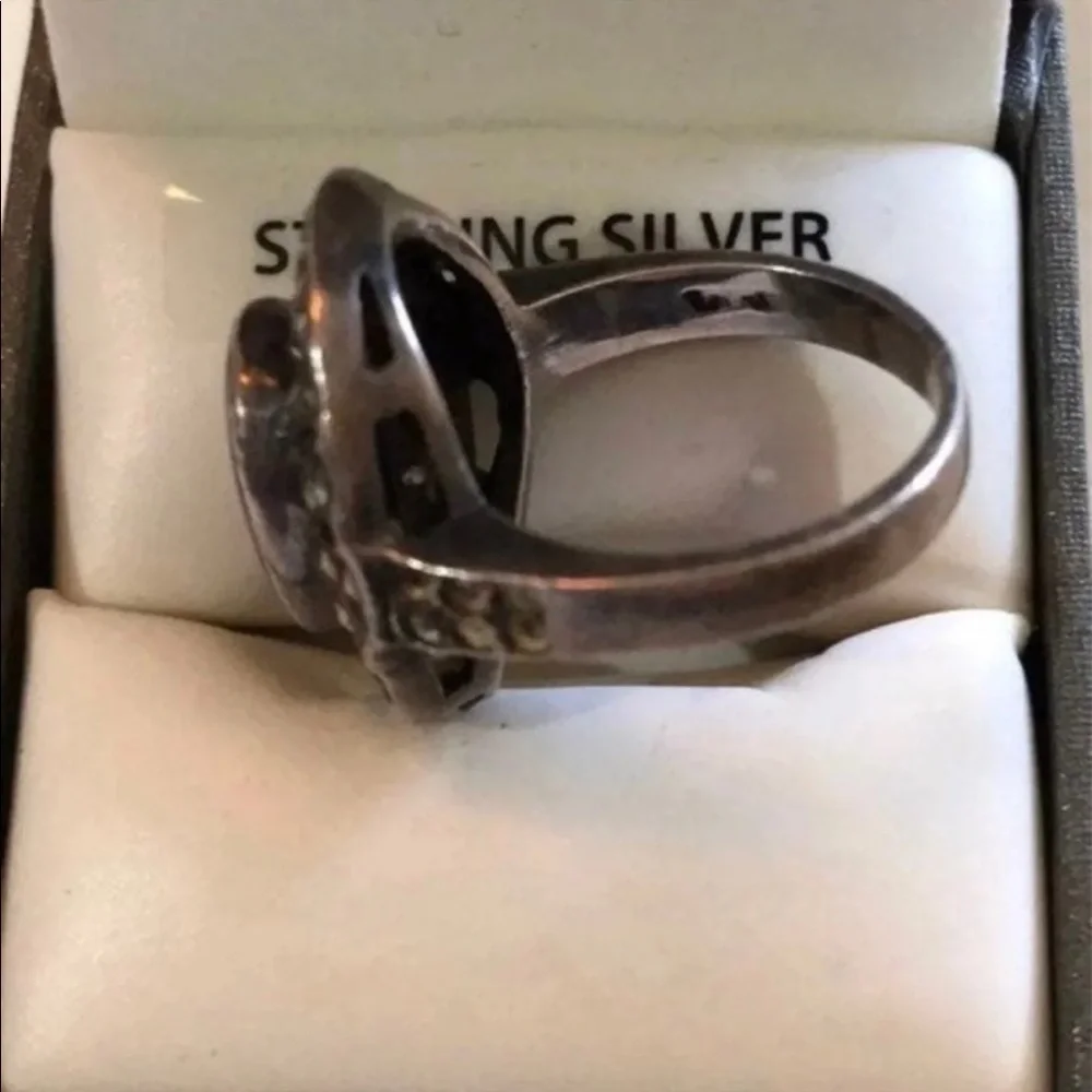 Vintage sterling marcasite